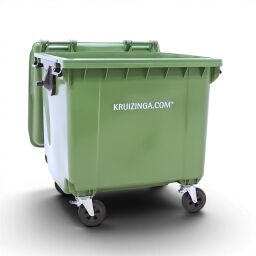 Poubelle composte Conteneur pour substances nocives 1100 litres, convient pour prise DIN