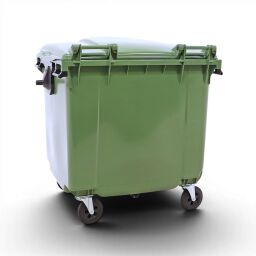 Poubelle composte Conteneur pour substances nocives 1100 litres, convient pour prise DIN