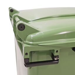Poubelle composte Conteneur pour substances nocives 1100 litres, convient pour prise DIN