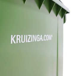 Poubelle composte Conteneur pour substances nocives 1100 litres, convient pour prise DIN