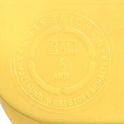 Müllcontainer Sonderabfall-Behälter 1100 Liter, geeignet für die Aufnahme mit DIN-Adapter