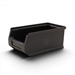 Storage bin plastic ESD storage bin plastic grip opening