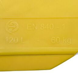 Bac poubelle conteneur-mini 120 litres