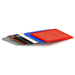 Stacking bin lids loose lid