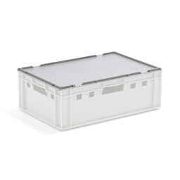 Stacking bin lids loose lid