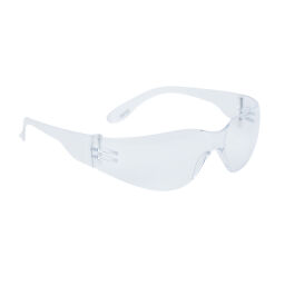 Protective eyewear safety glasses with temples