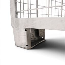 Full Security mesh container fixed construction 1 flap at 1 long side