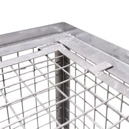 Full Security mesh container fixed construction 1 flap at 1 long side