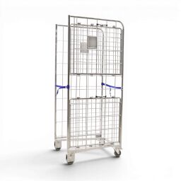 2-Heks rolcontainer a-frame nestbaar