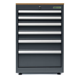 Workbenches with 6 drawers 