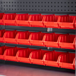 Tool Cabinets with 3 drawers, 2 shelves, and 21 storage bins