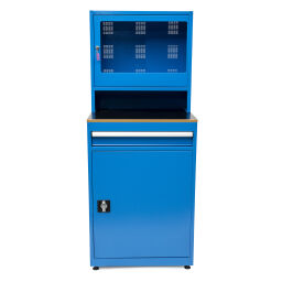 Workbenches computer cabinet with 1 drawer and 1 cabinet