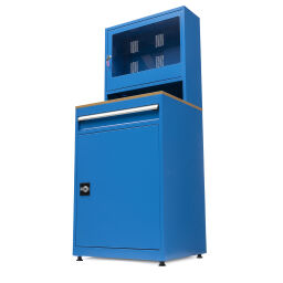 Workbenches computer cabinet with 1 drawer and 1 cabinet