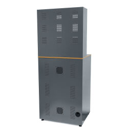 Établis armoire d'ordinateur avec 1 tiroir et 1 armoire