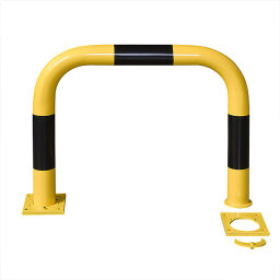 Protection guards safety and marking guardrail crash protection bar dismountable, of steel