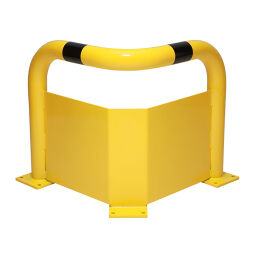Rammschutz arbeitsschtuzt und leitsysteme verkehrsbarriere rammschutz-bügel mit untergestell, aus stahl