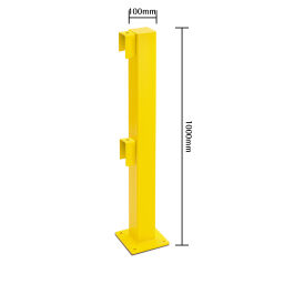 Protection guards Safety and marking bumper protection corner protection Version:  corner protection.  W: 100, D: 100, H: 1000 (mm). Article code: 42.194.13.501