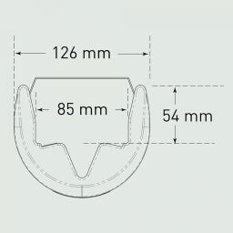 Ständerschutz Pfostenschutz, 60-85 mm