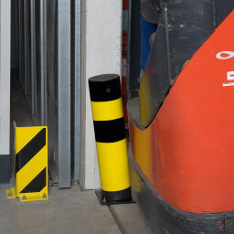 Protection guards Safety and marking bumper protection crash protection bollard Additional specifications:  only suitable for indoor use!.  W: 159, H: 965 (mm). Article code: 42.199.25.732