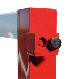 Slagbomen slagboom handmatig bedienbaar met driehoeksleutel - 1250 mm breed