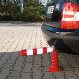 Traffic marking Safety and marking street marker flexible plastic pin - 460 mm high.  W: 80, H: 460 (mm). Article code: 42.290.22.452