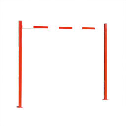 Barriers Safety and marking safety markings height limiter red/white - 4230 mm wide.  W: 4230, H: 3010 (mm). Article code: 42.305.27.291
