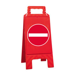 Borden en stickers Veiligheid en markering waarschuwingsbord verboden toegang.  B: 275, D: 270, H: 600 (mm). Artikelcode: 42.345.21.616