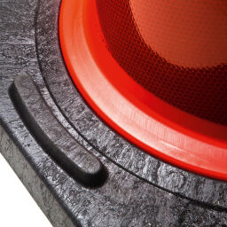 Traffic marking Safety and marking street marker traffic cone, 500 mm high.  H: 500 (mm). Article code: 42.350.27.508
