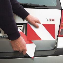 Bodenmarkierung und band Sicherheit und Markierung Fahrzeugmarkierung Paket mit 8 Stücks Magnetische Band 141 x 282 mm.  L: 282, B: 141,  (mm). Artikelcode: 42.430.13.518