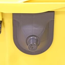 Glass container Special Waste Container 660 liters, suitable for DIN-intake