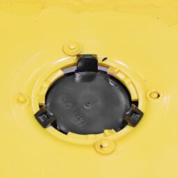 Glass container Special Waste Container 660 liters, suitable for DIN-intake