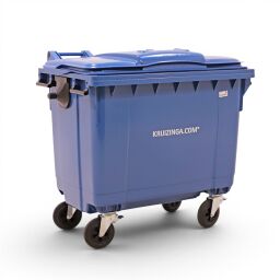 Poubelle papier Conteneur pour substances nocives 660 litres, convient pour prise DIN
