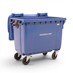 Poubelle papier Conteneur pour substances nocives 660 litres, convient pour prise DIN