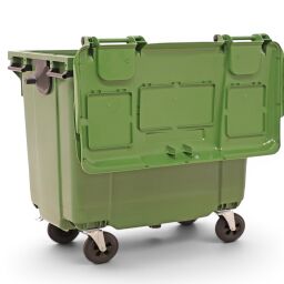 Poubelle composte Conteneur pour substances nocives 770 litres, convient pour prise DIN