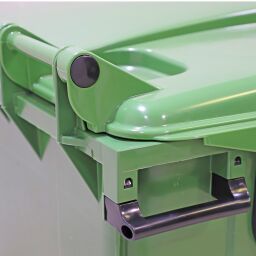 Poubelle composte Conteneur pour substances nocives 770 litres, convient pour prise DIN