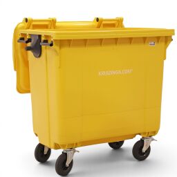 Conteneur poubelle Conteneur pour substances nocives 770 litres, convient pour prise DIN