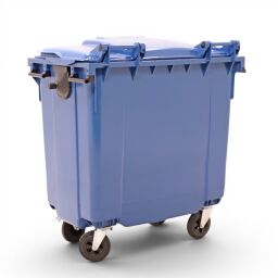 Poubelle papier Conteneur pour substances nocives 770 litres, convient pour prise DIN