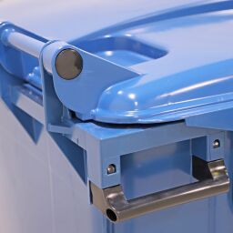 Poubelle papier Conteneur pour substances nocives 770 litres, convient pour prise DIN