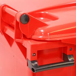 Conteneur poubelle Conteneur pour substances nocives 770 litres, convient pour prise DIN