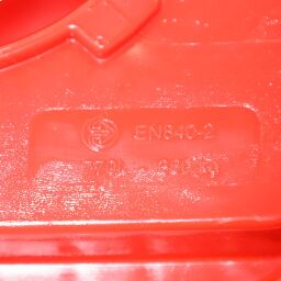 Conteneur poubelle Conteneur pour substances nocives 770 litres, convient pour prise DIN