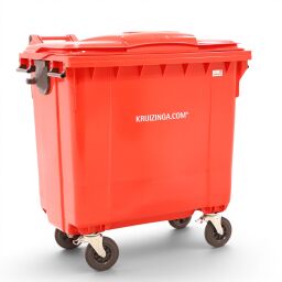 Conteneur poubelle Conteneur pour substances nocives 770 litres, convient pour prise DIN