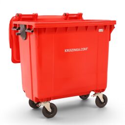 Conteneur poubelle Conteneur pour substances nocives 770 litres, convient pour prise DIN