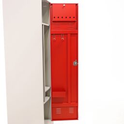 Armoire d'entrepôt occasion armoire vestiaire 1 porte (cadenas) Occasion