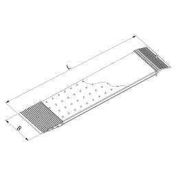Used Access ramps access ramp straight aluminium 300 cm (pair)