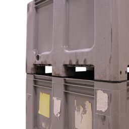 Stapelboxen Kunststoff gebraucht Palettenbox stapelbar