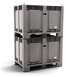 Stapelboxen Kunststoff gebraucht Palettenbox stapelbar