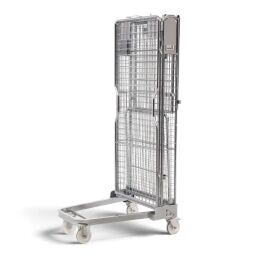 Roll conteneur de sécurité caisson à roulettes antivol A-châssis, emboitables