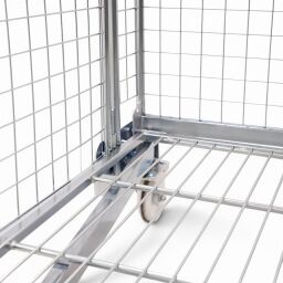 Roll conteneur de sécurité caisson à roulettes antivol A-châssis, emboitables