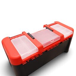 Caisse à outils Box-securité pour outils avec fermeture rapide double