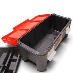 Caisse à outils Box-securité pour outils avec fermeture rapide double